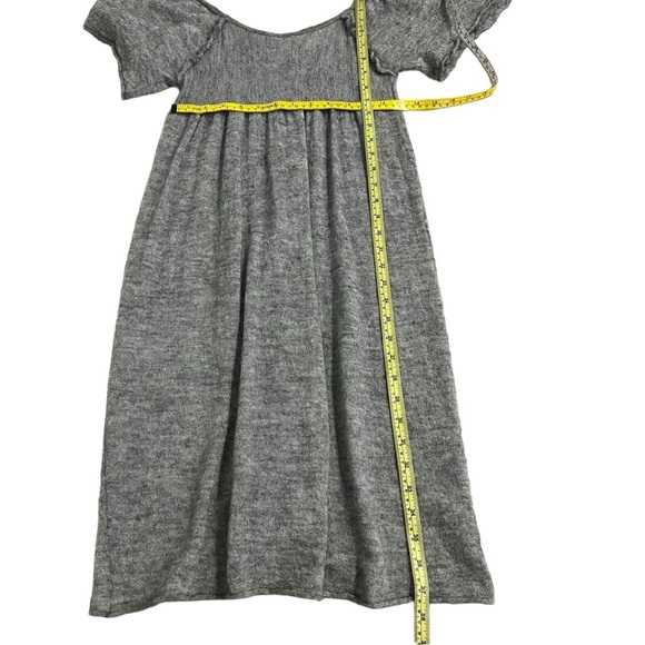 Anthropologie MOTH Gray Zippered Back Sweater Dress Size M - Nylon Wool Alpaca - Picture 10 of 15